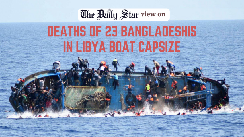 deaths of 23 bangladeshis in Libya boat capsize