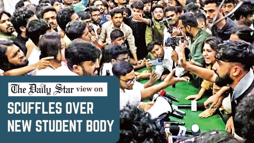 scuffles over new student body