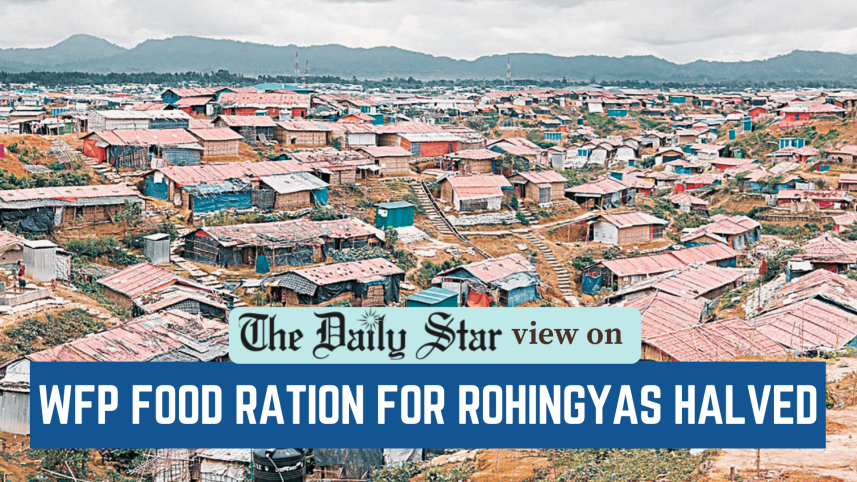  food aid cut for Rohingya refugees