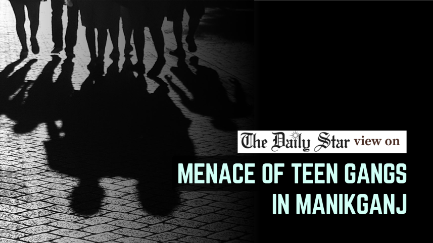 menace of teen gangs in manikganj