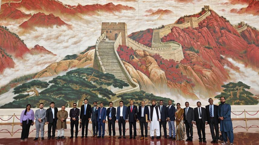 China visit by South Asian delegations