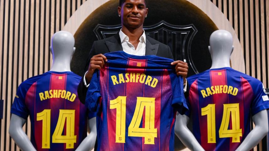 Rashford signs for Barcelona  