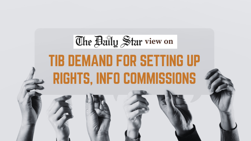tib demand for setting up rights and information commissions