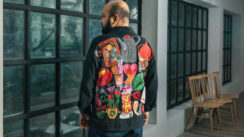 “1972 Art 39”: How Mohammed Maaz is stitching social justice into fashion