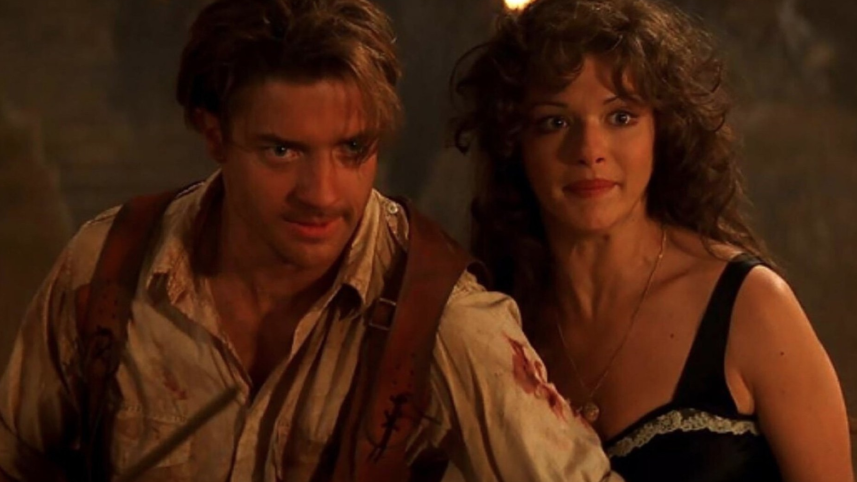 Brendan Fraser and Rachel Weisz