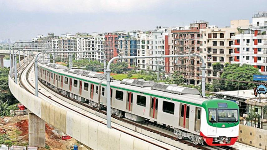 Agargaon Motijheel metro rail service suspension