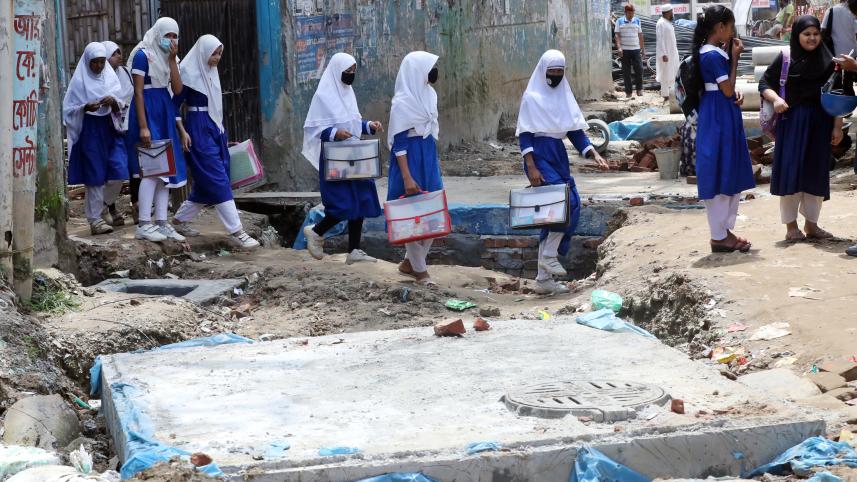 Kawlabazar to Dakkhin Khan road condition