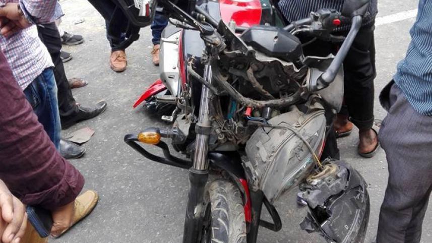 Banani road accident