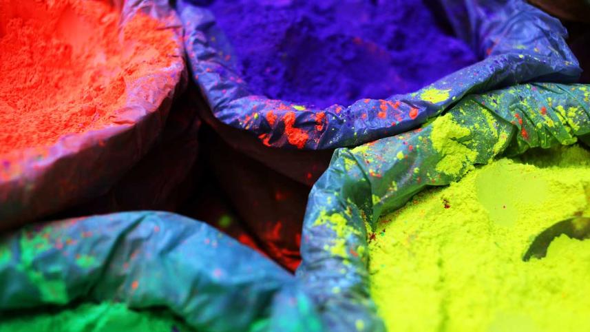 Holi at Shakhari Bazar