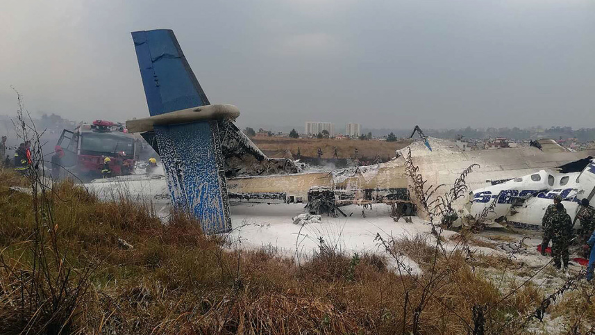 US-Bangla Airlines plane crash