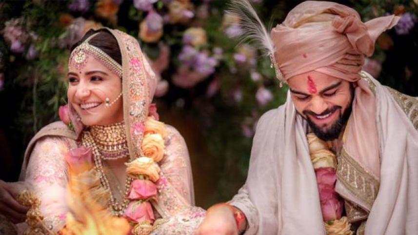 Indian cricket team captain Virat Kohli and Bollywood actress Anushka Sharma