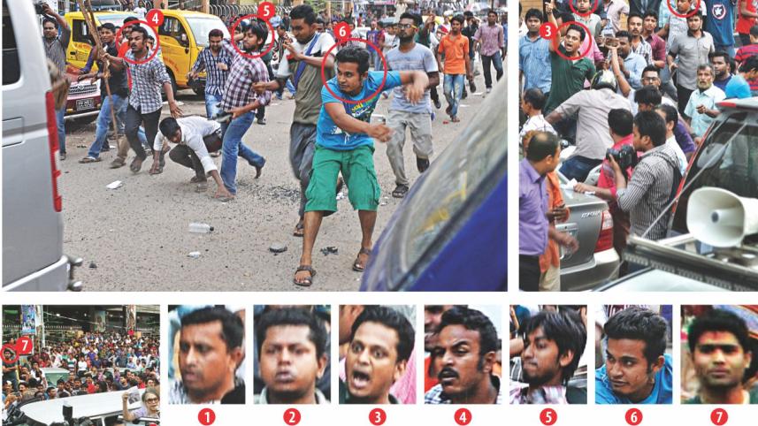 Attack on Khaleda at Karwan Bazar