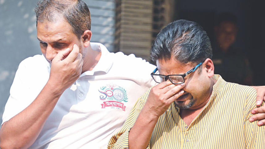 Banani fire victims family 