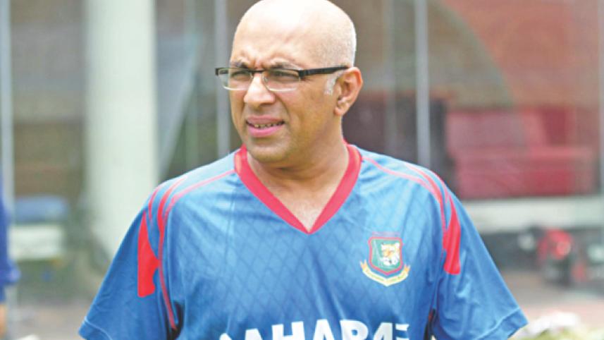 Bangladesh head coach Chandika Hathurusinghes