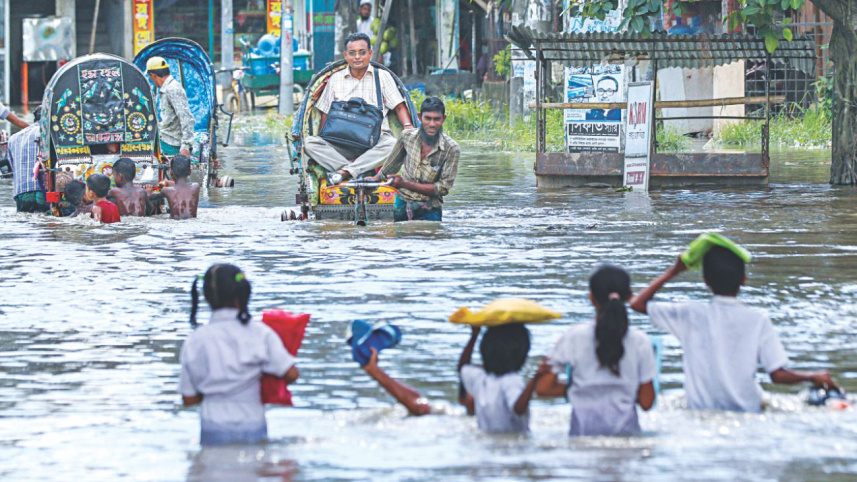 Waterlogging in Chattogram