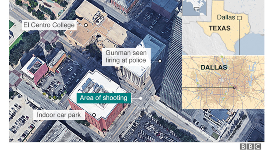 BBC, Dallas shooting