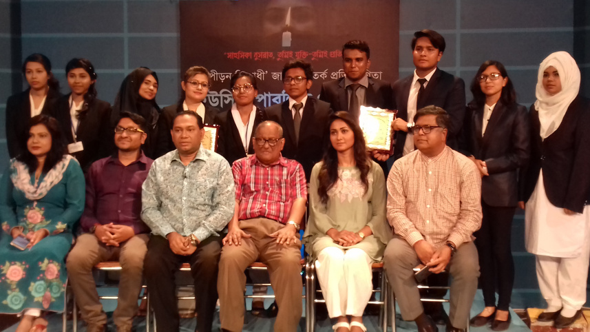 Debate for Democracy organised the parliamentary debate at Bangladesh Film Development Corporation auditorium