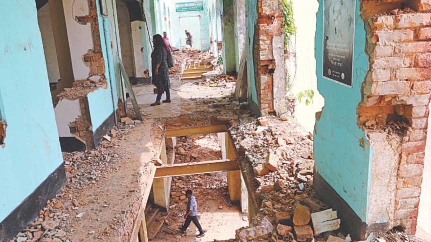 Historic building demolished