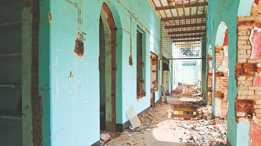 Historic building demolished