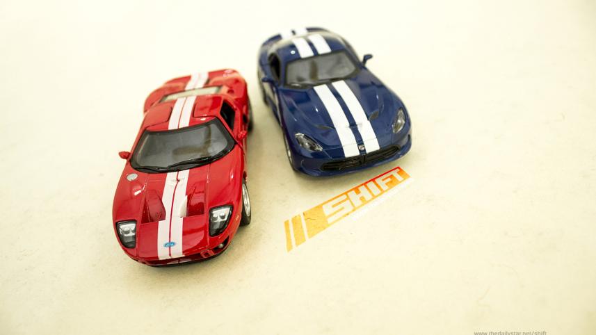 Ford GT and Viper by Kinsmart