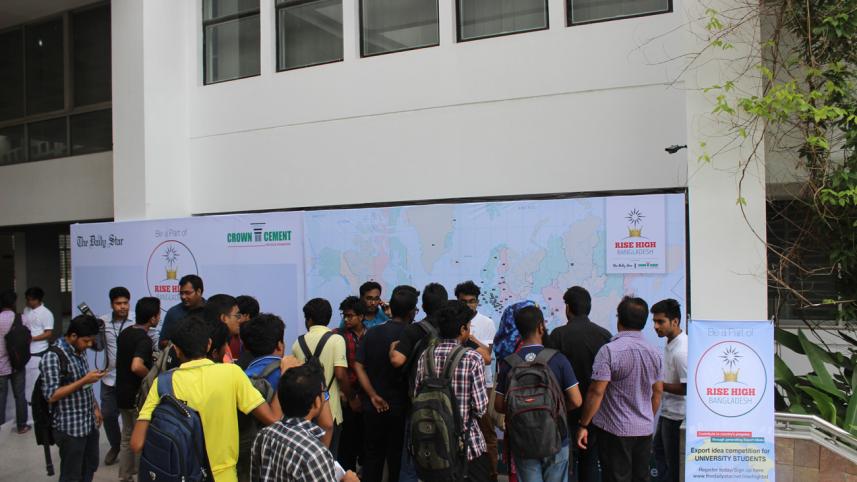 Rise High Bangladesh :Youths exuberant as campus activation programme kicks off