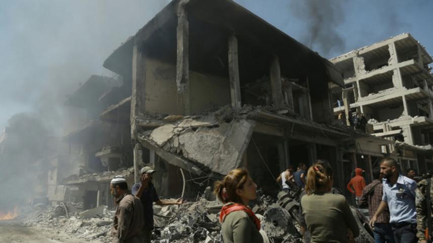 IS attack in northeastern Syrian city of Qamishli