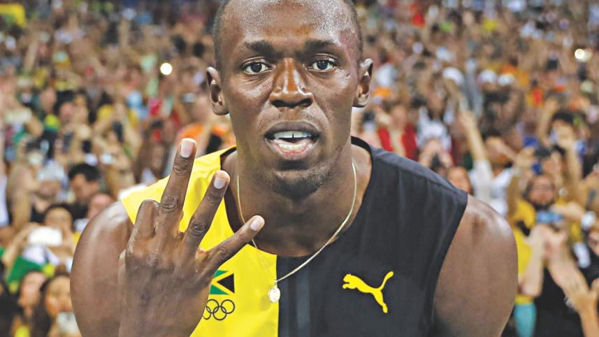 Jamaican sprint legend, Usain Bolt