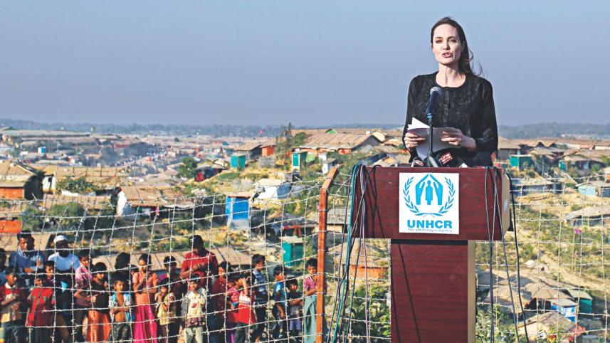 Hollywood superstar Angelina Jolie