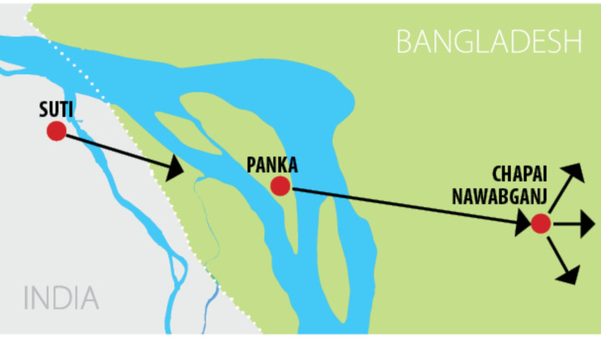Yaba smuggling from India