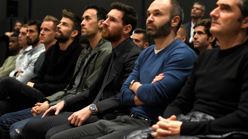 Lionel Messi-Andres Iniesta-Sergio Busquets