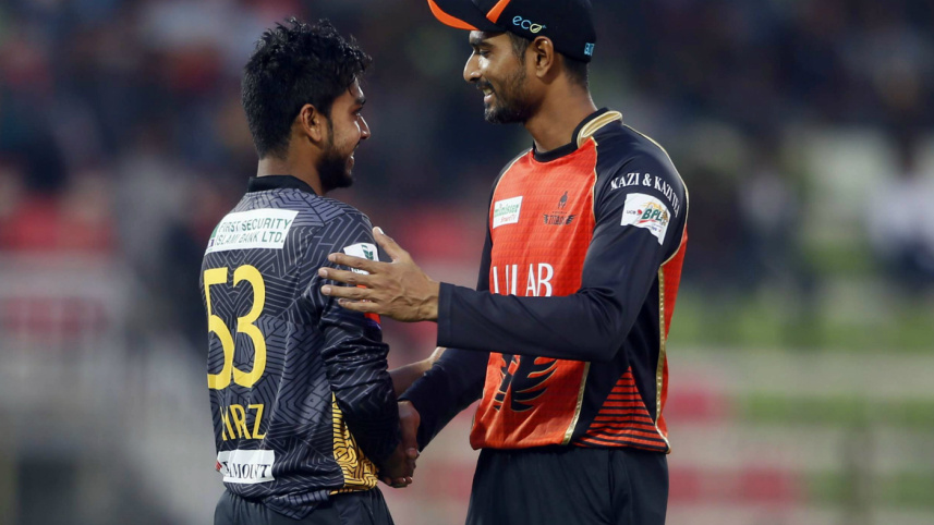Mehedi Miraz and Mahmudullah Riyad