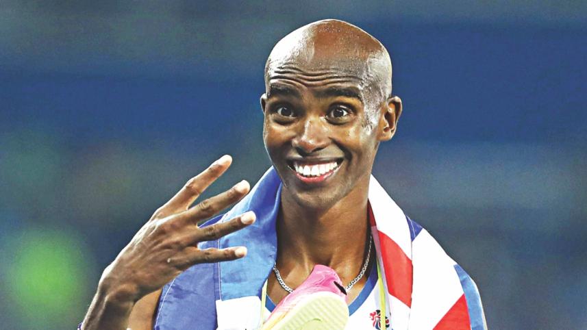 Mohamed Farah, Great Britain, magnificent twopeat, Rio Games