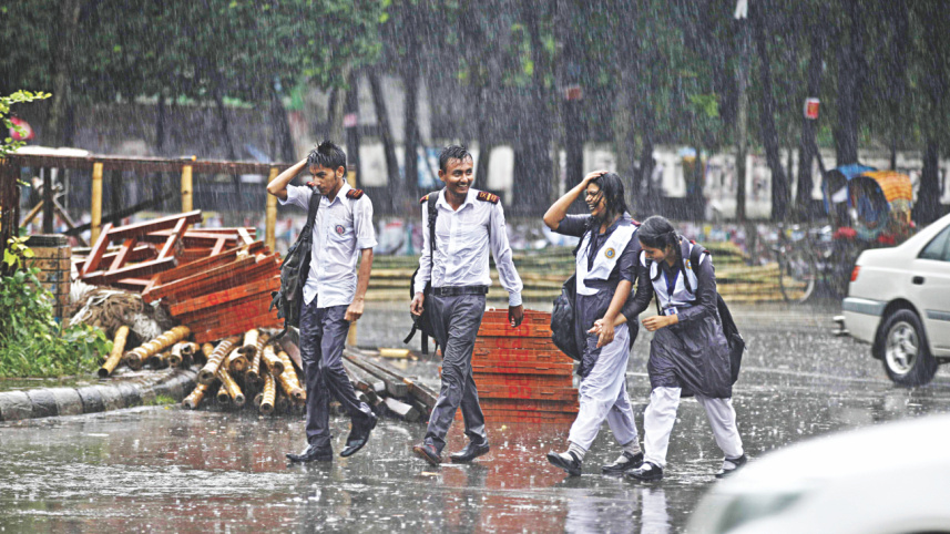 Monsoon rains