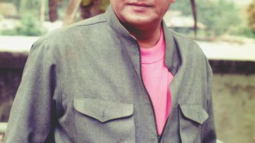 Nayok Raj Razzak during a shoot.