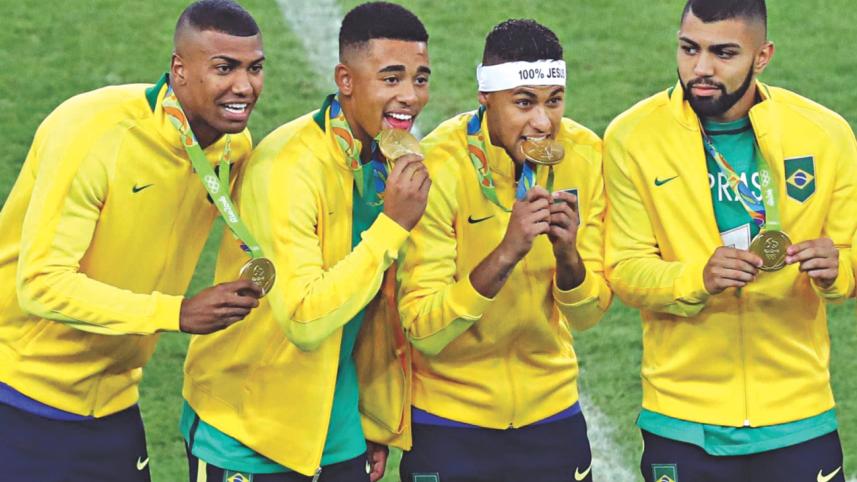 Neymar and his young brigade, rio olympics football