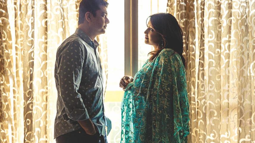 Actor Hillol with Nowshin