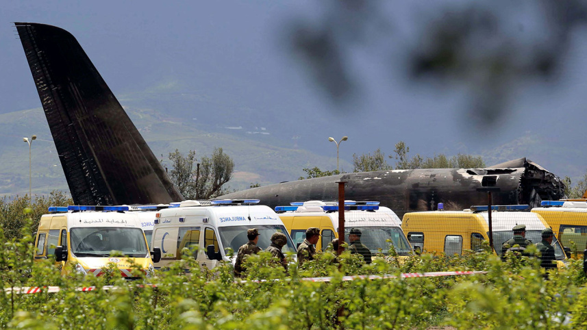 military plane crash in Algeria