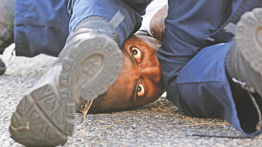 Protestors shout slogan 2.jpg