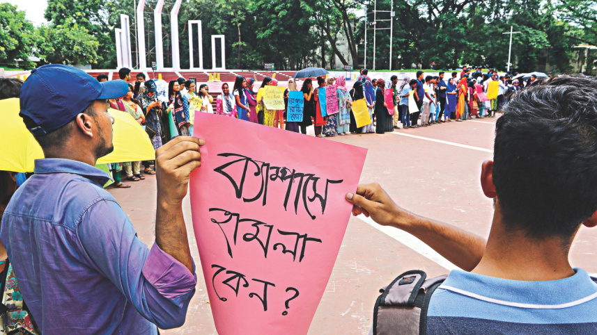 quota reform protesters