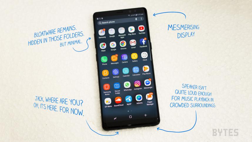 Samsung Note8 pros and cons