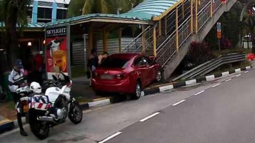 Singapore car crash