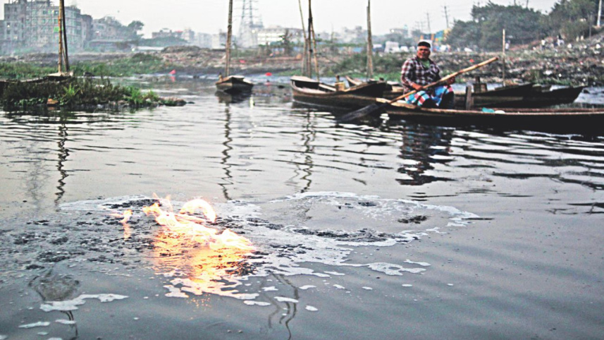 Water, Pollution, River,