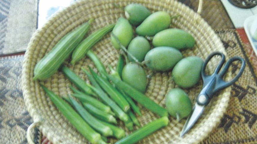 summer fruits and vegs