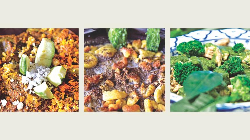 Vegetarian smash-ups