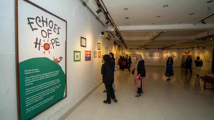 From Ukhiya to Gaza: Children’s art of solidarity in Dhaka