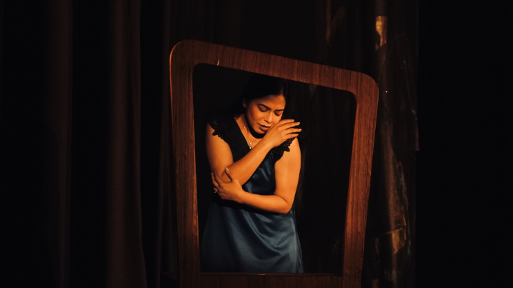 Upstage theatre troupe staged ‘Raat Bhore Brishti’ at Shilpakala Academy