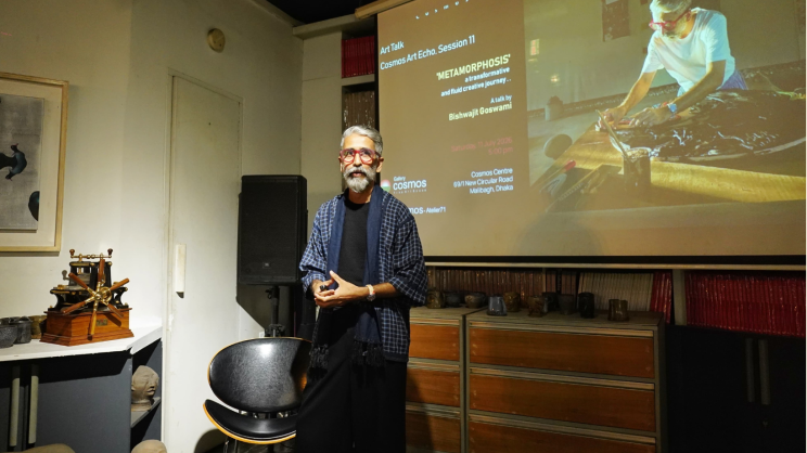 “Metamorphosis”: Bishwajit Goswami reflects on art, memory and change