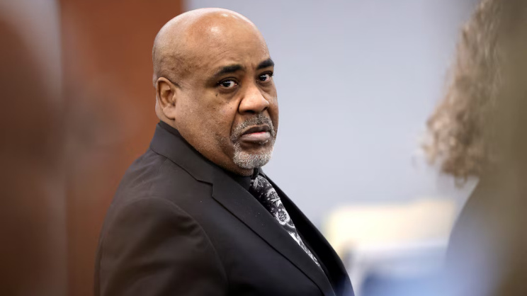 Duane Davis during closing arguments at court in Las Vegas