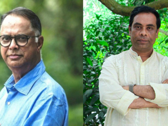 Iqbal Hasan Mahmud Tuku (left) and Dr MA Muhit (right). Photo: Collected