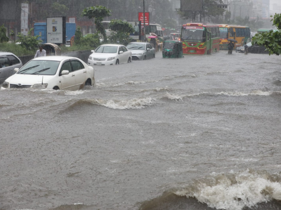Dhaka Flooded Due to Rain in July 2026